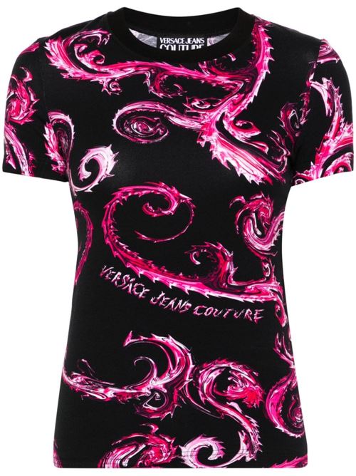 T-shirt donna maniche corte Versace jeans Couture | 77HAH608JS409QY2